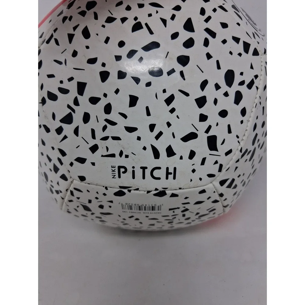 Nike Pitch Premier League Soccer Ball Size 5 White Black Red SC3983-100